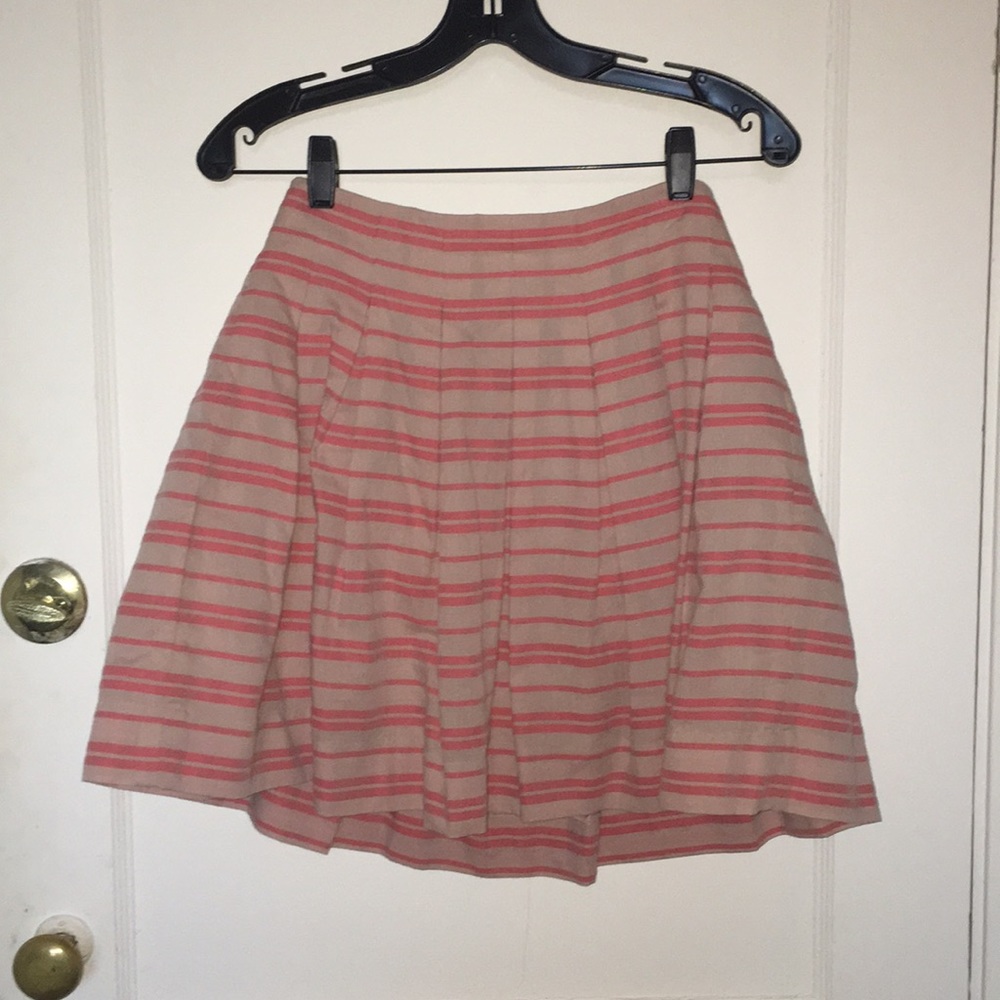 J. Crew Striped skirt